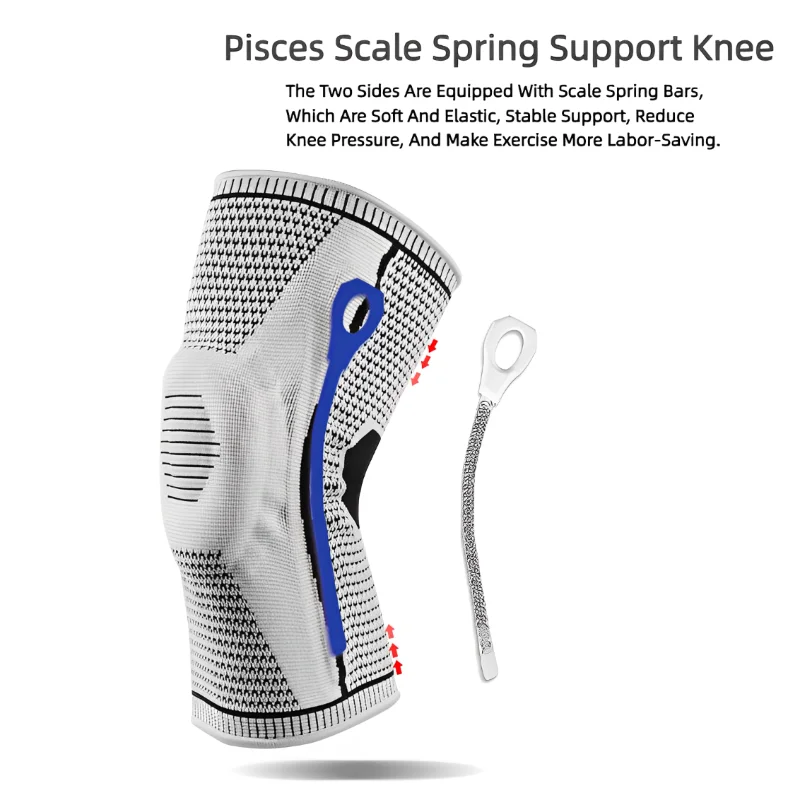 Rodilleras de doble compresión, soporte para alivio del dolor, deportes, correr, gimnasio, alivio de las articulaciones, recuperación de lesiones por desgarro de menisco