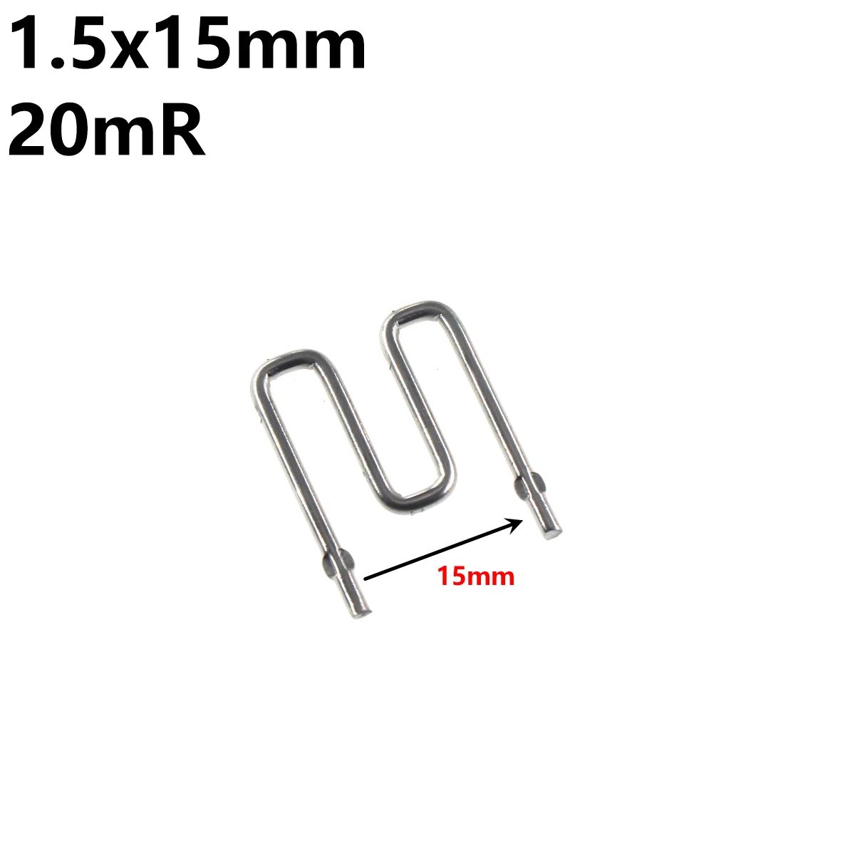 10/5PCS Constantan wire resistance 2.5mR 5mR 6mR 10mR 30mR 20mR 50mR 200mR Milliohm R Sampling resistance The sampling resistanc