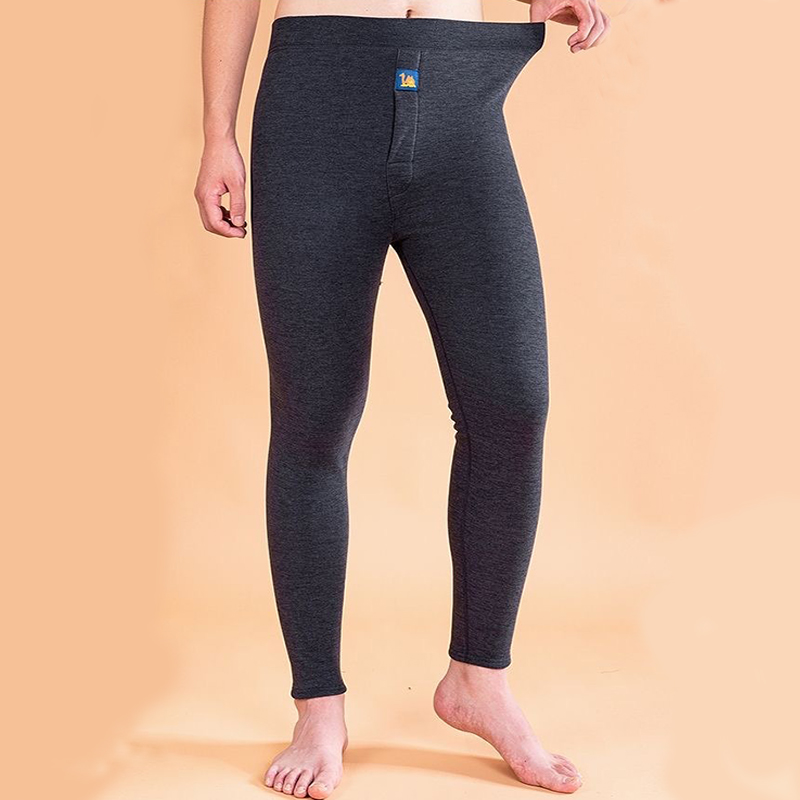 Roupa interior térmica masculina roupas de inverno velo manter calças quentes macio e confortável cuecas pijamas respirável thermo leggings