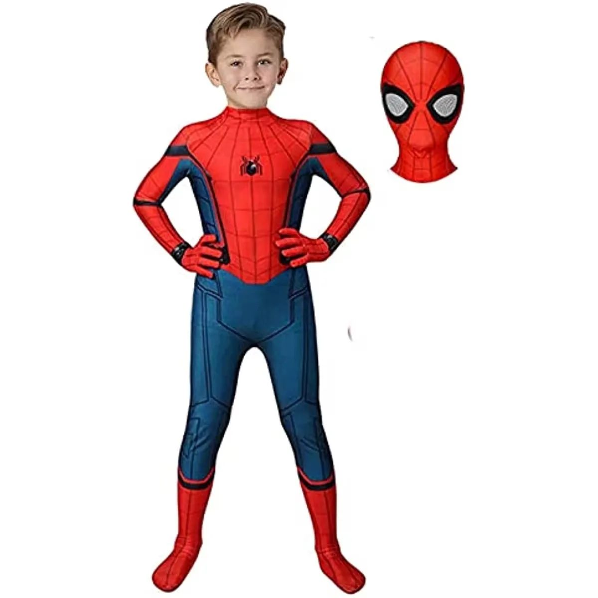 เด็กฮาโลวีน Homecoming Peter เครื่องแต่งกายคอสเพลย์ Zentai บอดี้สูท Party JumpSuit