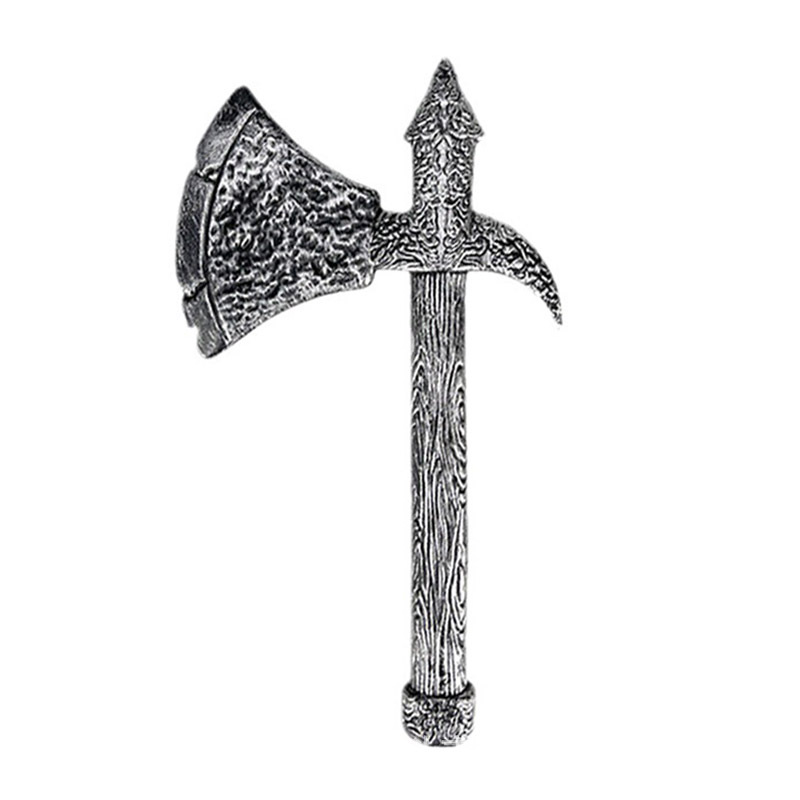 Hacha de juguete para disfraz, cuchillo para vestir, joyería, juego de rol, suministros para Halloween, utilería para fiesta de graduación, 29x18cm