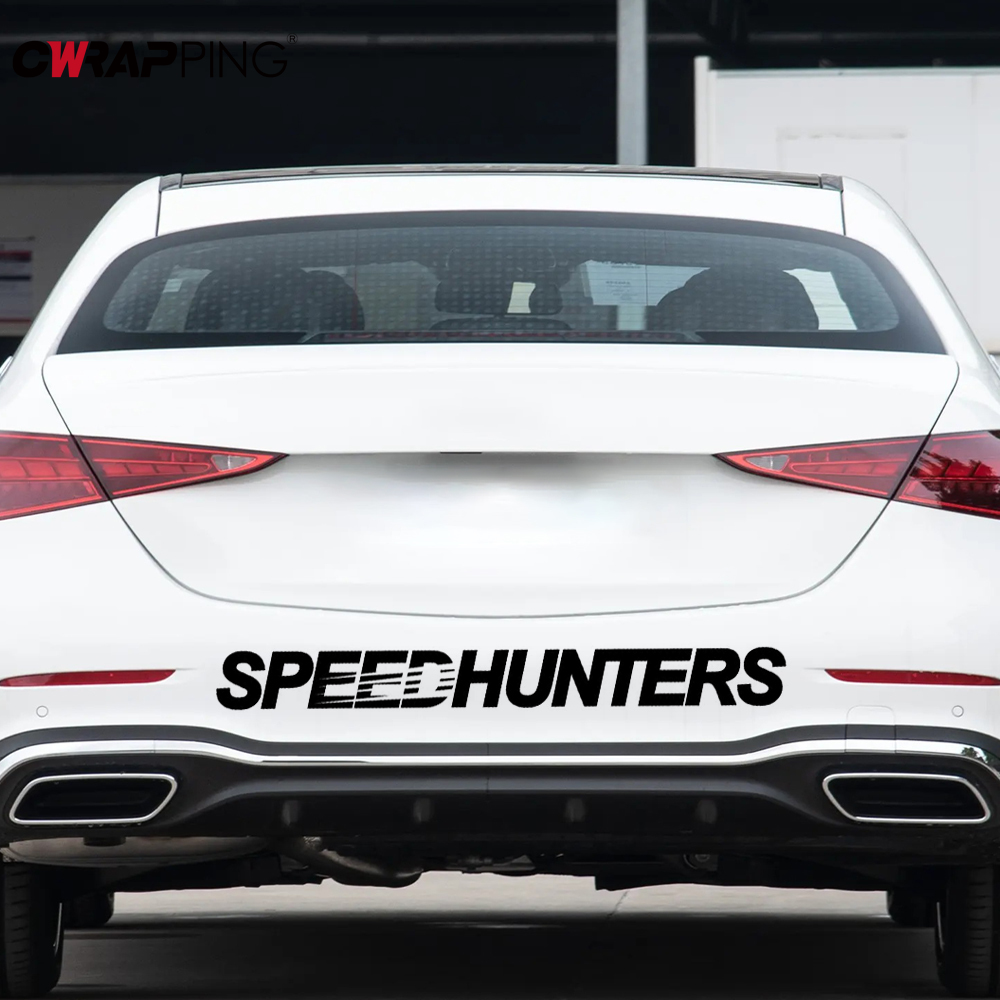 100x10cm Auto Geschwindigkeit jäger Grafik Auto Vinyl Aufkleber wasserdichte Renn körper LKW Stoßstange Heckscheibe Aufkleber Tuning Zubehör