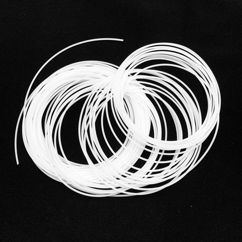 PTFE チューブ ID0.6 0.8 1 1.2 1.5 1.6 1.8 ミリメートル F4 F46 PTFE FEP PFA キャピラリー絶縁ホース剛性パイプ温度耐食性