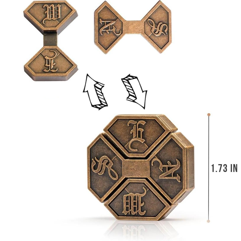 メタルパズル頭の体操 IQ テストおもちゃ教育マインドゲーム大人子供 Rompecabezas Metalico Juegos De Ingenio Y Habilidad