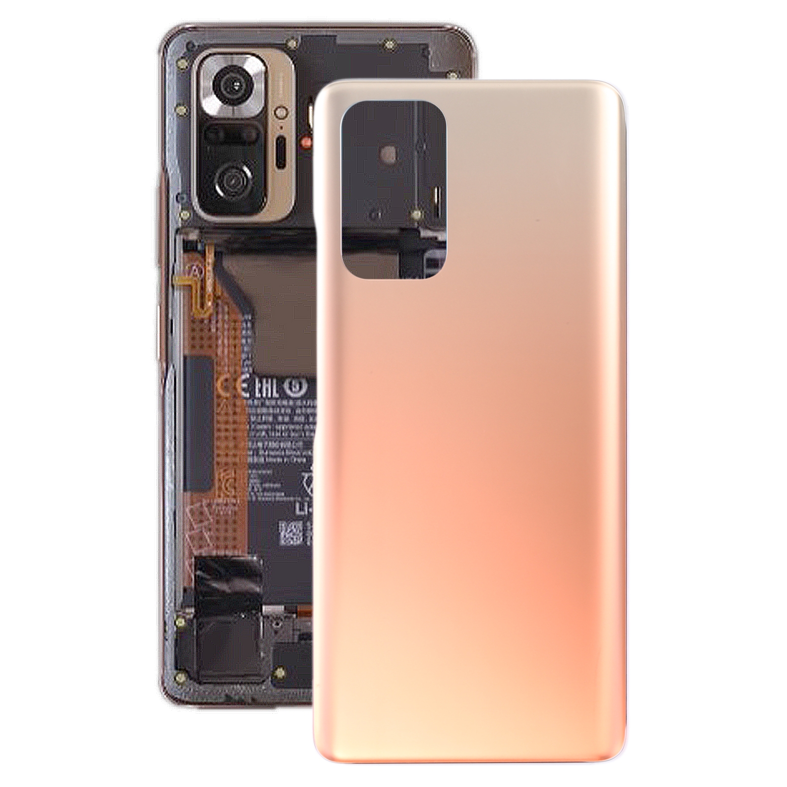 Para Xiaomi Redmi Note 10 Pro Redmi Note 10 Pro Max Redmi Note 10 Pro India cubierta trasera de batería de vidrio pieza de repuesto