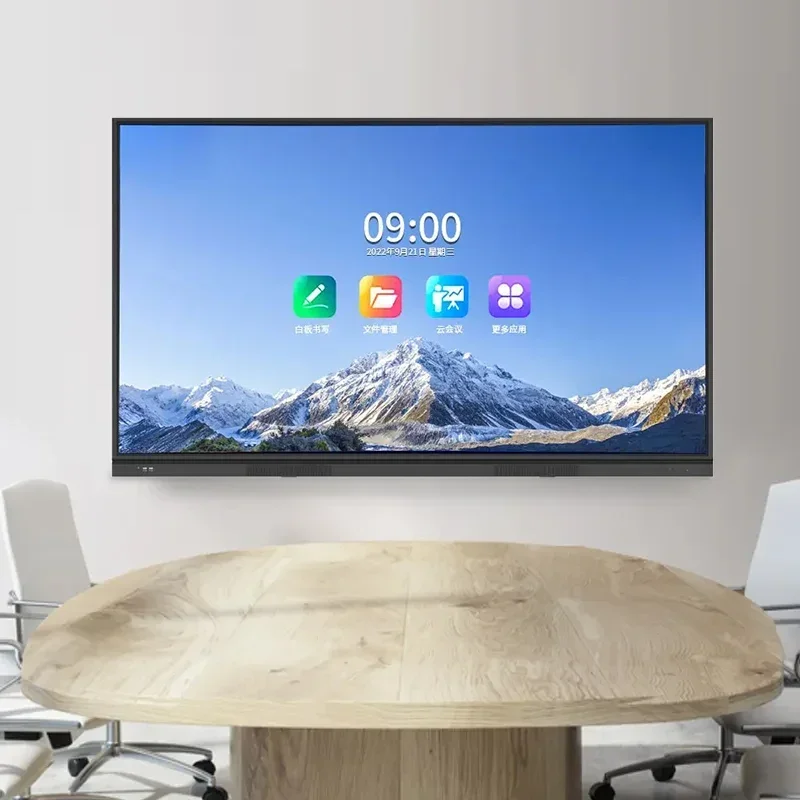 55 65 75 86 98 นิ้ว Ir Multi Touch Tv All In One Pc Class Interactive Board สมาร์ทไวท์บอร์ดสําหรับการศึกษาจัดการประชุม