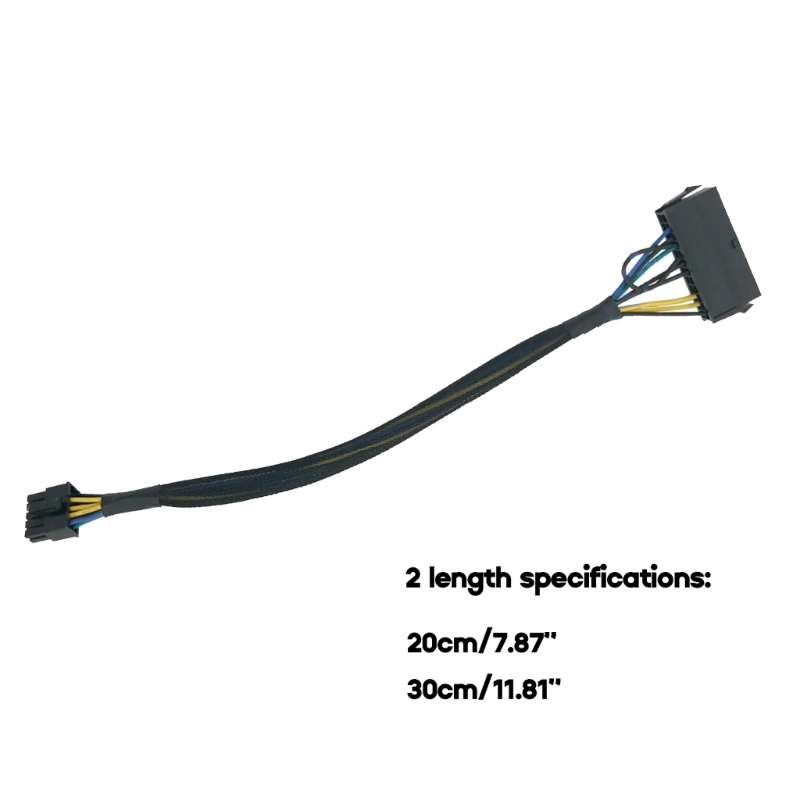 Kabel Adaptor Catu Daya F3KE ATX 24 Pin hingga 10 Pin Panjang 20cm/30cm untuk