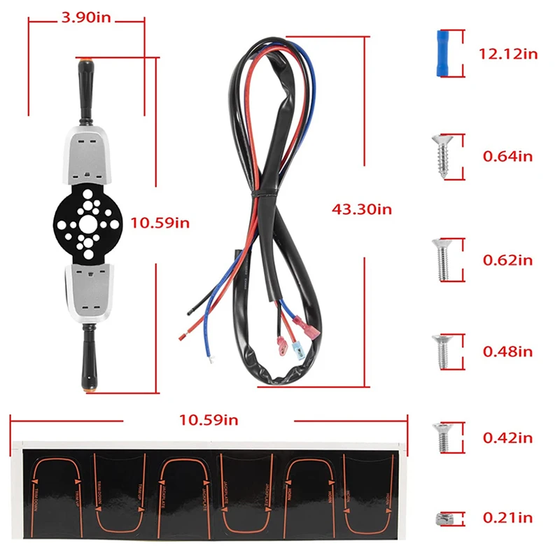 Blende Steuerschalter Ersetzen Sie PT2000-1P PT2000-2P Blinker Trim Control System Dual Function Trim Jack Plate für Seastar Hydraulic