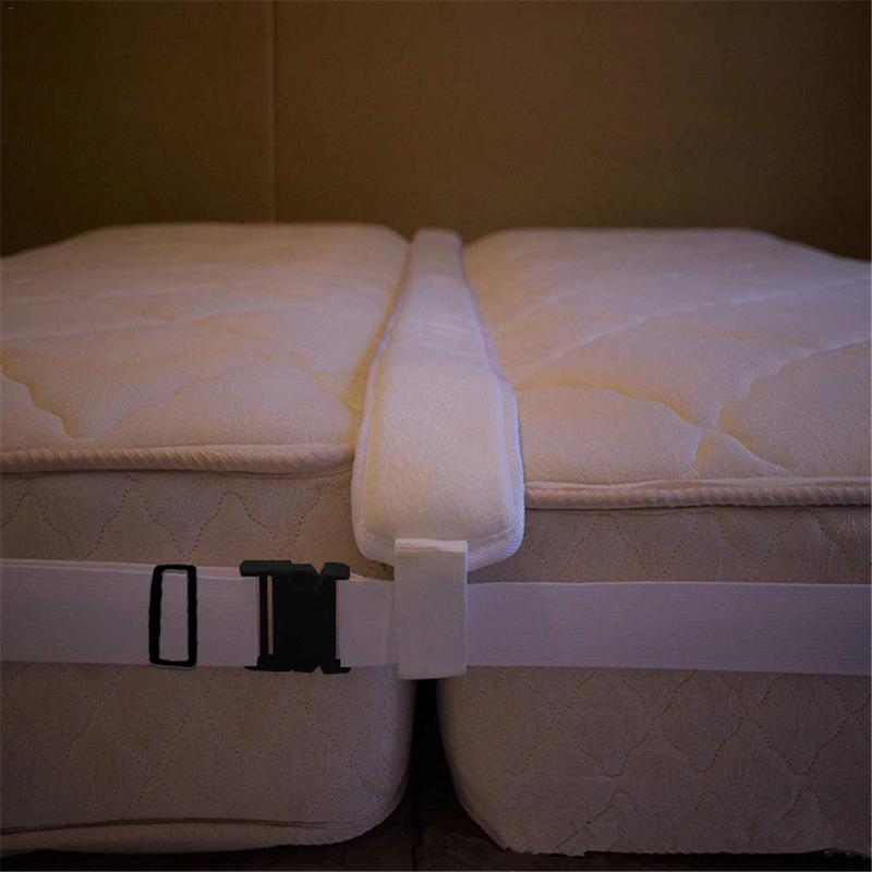 Kit conversor de ponte de cama gêmeo para king, enchimento de lacuna de cama para fazer camas de solteiro em conector king, conector de colchão para convidados