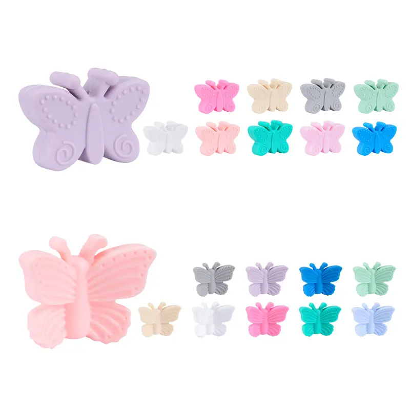 Nơ 10 Cái/lốc Viền Silicone Tự Làm Thực Phẩm Cấp Mọc Răng Núm Vú Giả Dễ Thương Silicone Hình Miếng Dán Đựng Phụ Kiện