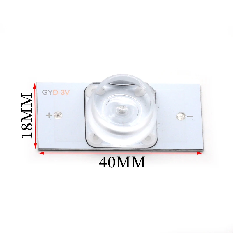 10 Chiếc 3V SMD Hạt Đèn Với Ống Kính Quang Học Fliter Cho 32-65 Inch LED Sửa Chữa