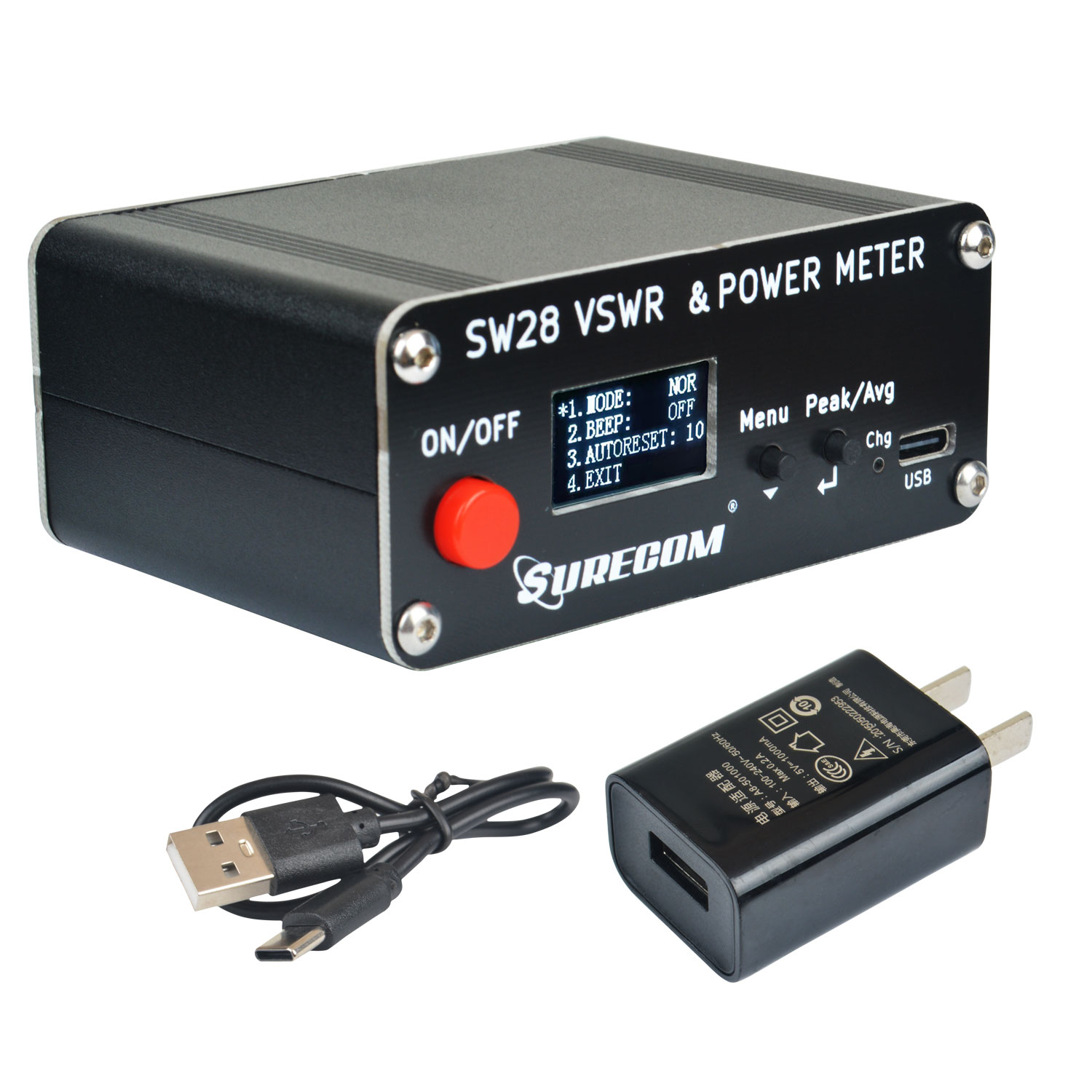 Surecom SW-28HF 1,5-60 МГц 0,2 Вт до 120 Вт HF Walkie Talkie V.S.W.R & Power Meter