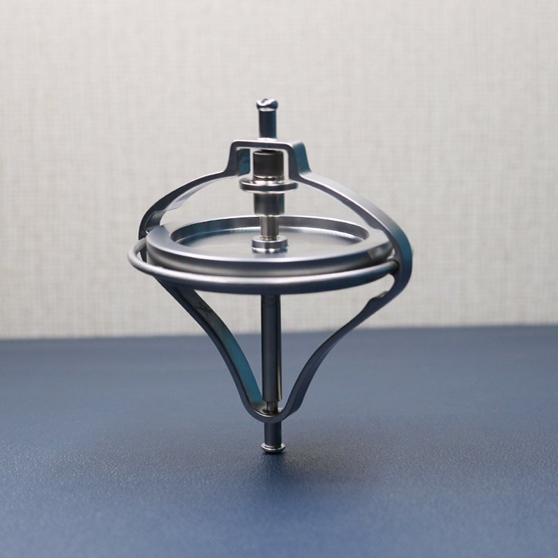 Metal Mechanical Gyroscope Black Technology Trend Decompression Toy Balance Students Classic Physics Anti-Gravity Teaching Equip