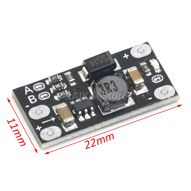 Mini DC-DC Boost Step Up Converter 3V 3.2V 3.3V 3.7V 5V 9V to 12V Voltage Regulator PCB Board Module can set 5V/ 8V/ 9V