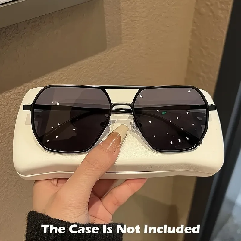 Gafas fotocromáticas polarizadas cuadradas con montura metálica para hombres y mujeres, ideales para conducir
