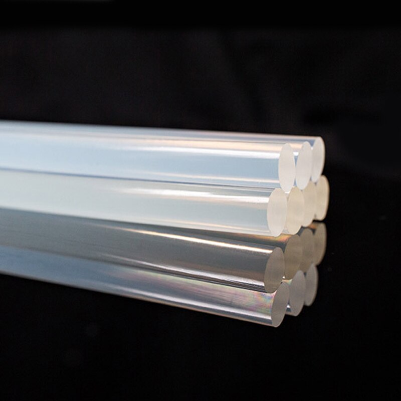 60PCS 7MM Haute Viscosité Transparent Hot Melt Adhésif Super Bâton Adhésif Résistant À Haute Température Hot Melt Bande Adhésive