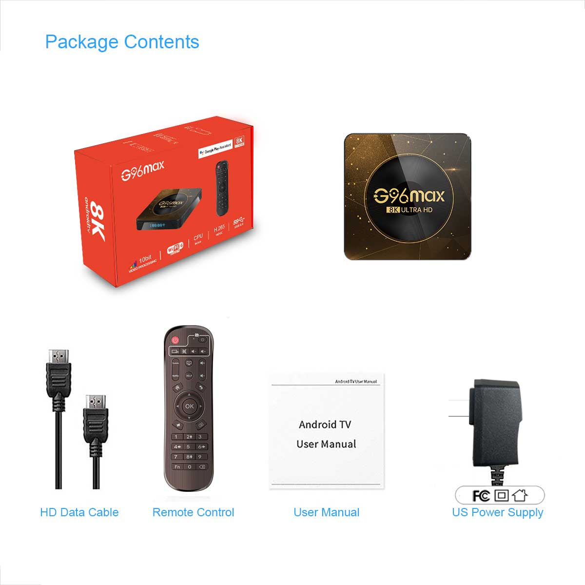 G96max RK3528 Smart TV Box Android 13 Quad Core Cortex A53 Support 8K Video HDR10+ Dual Wifi BT 2G16G 4G 32G 64G tv box android