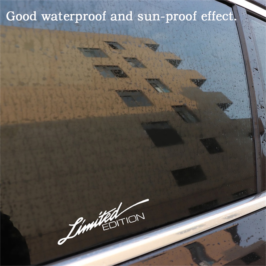 1 Uds. Pegatina reflectante para coche, calcomanías creativas de edición limitada para motocicleta, pegatina de vinilo para coche, calcomanía de estilo para coche