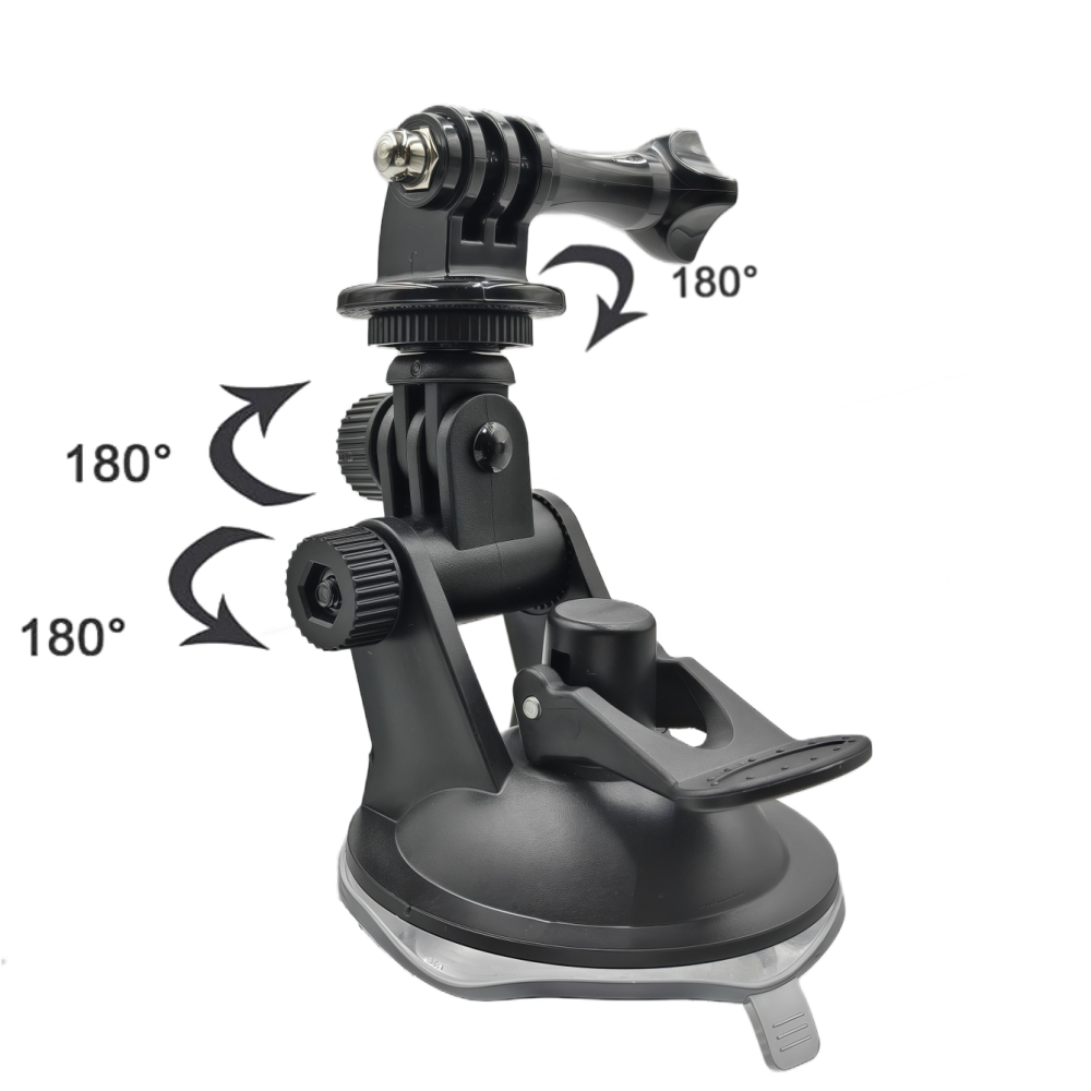 Ventosa montagem de vidro do carro veículo pára-brisa titular para gopro hero 13 12 11 10 insta360 x3 x4 dji osmo ação 5 pro câmera