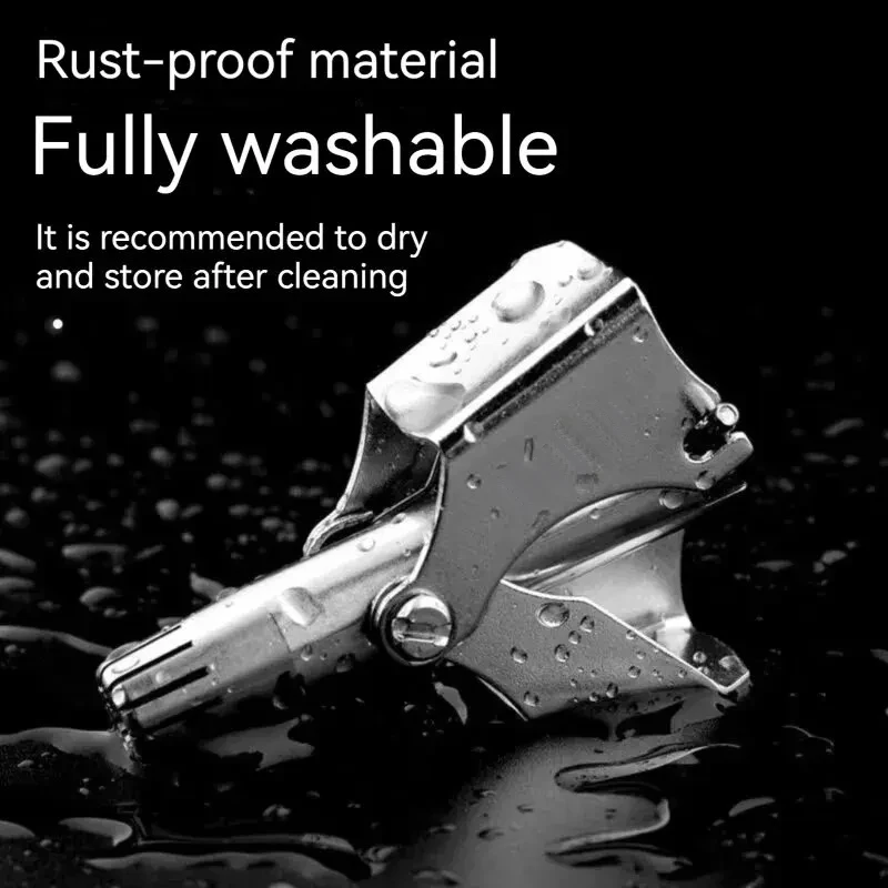 Tondeuse à cheveux d'oreille Portable lavable, nettoyage sans rouiller, indolore, pour le nez, rasoir électrique Portable pour hommes, à faible bruit