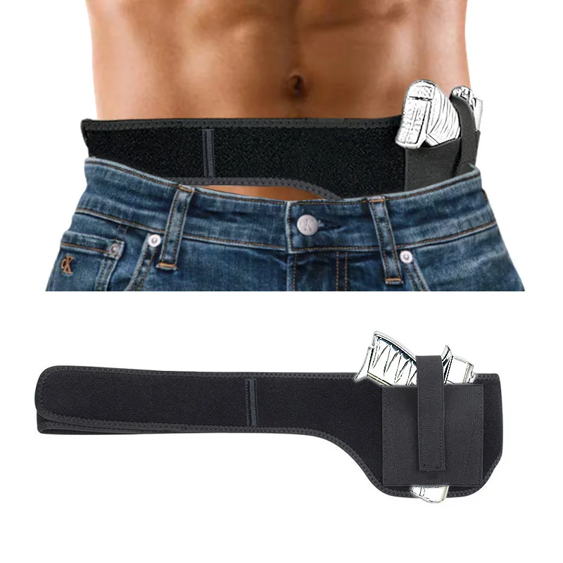 Hot 1PC Outdoor Pistole Holster Holster Multifunktionale Verdeckte Trage Taille Universal Lager Gürtel Pistole für Taktische Ausrüstung