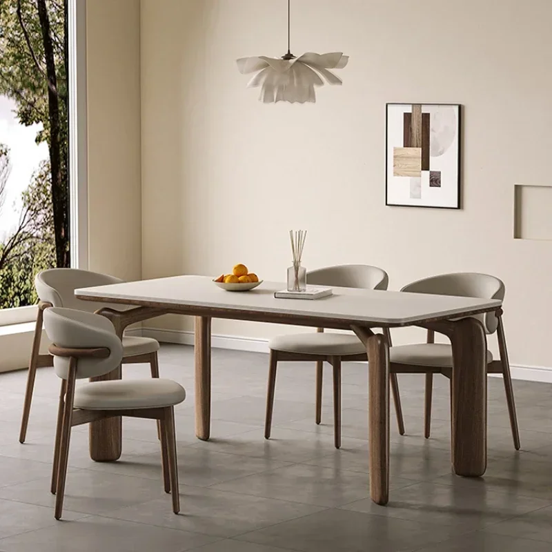 Corner Island Dining Table Auxiliary Service Designer Meeting Marble Dining Table Low Square Large Mesa Plegables Furniture CC