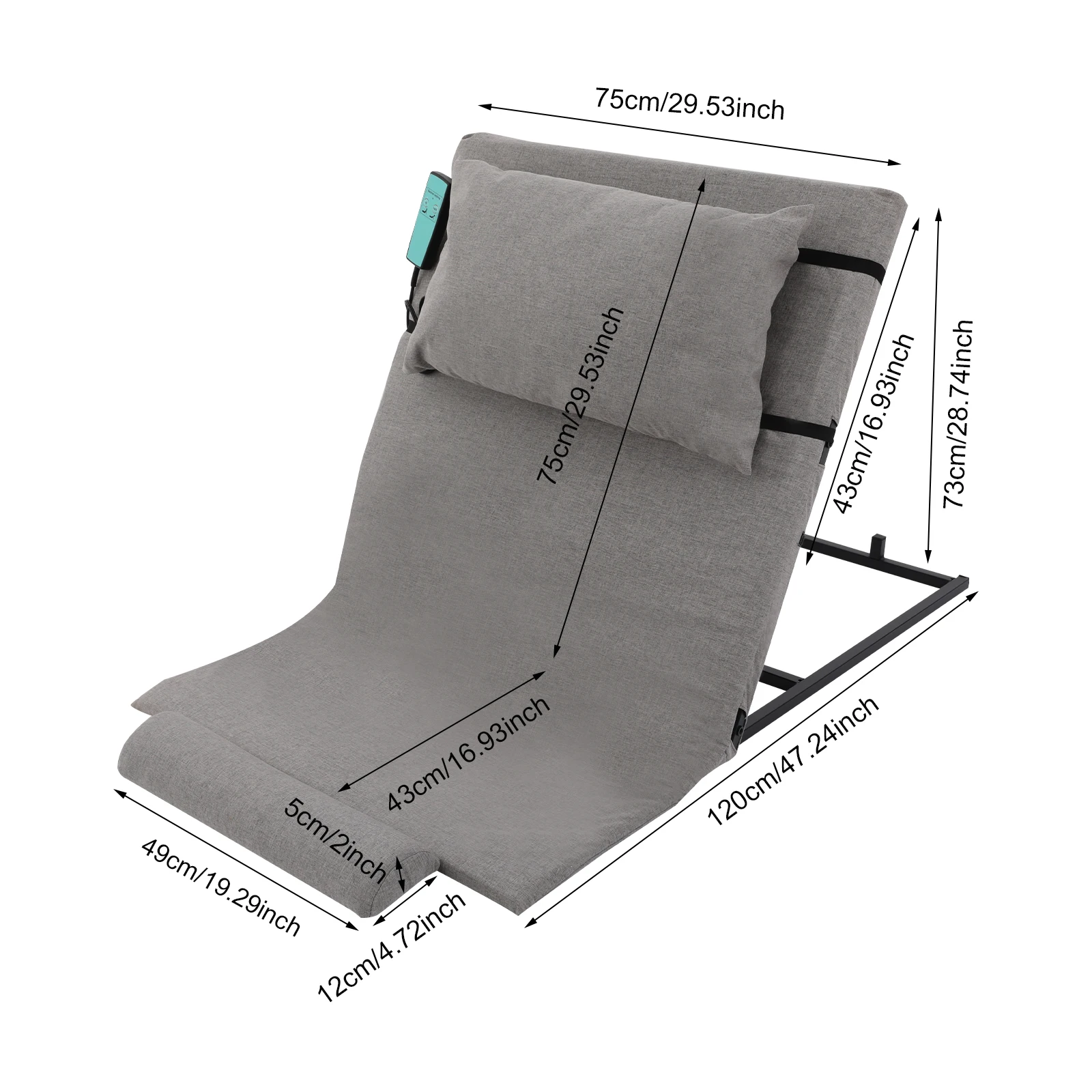 Schienale di sollevamento elettrico Elettrico Get Up Assist Home Anziani Get up Letto per allattamento 2-80 °   Capacità di carico di progettazione regolabile 300 kg