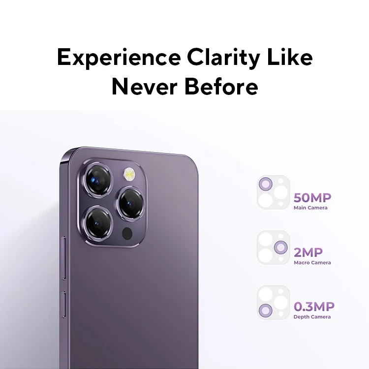 OUKITEL P1 สมาร์ทโฟน Global Version 6.7 ''120Hz จอแสดงผล AMOLED 8GB 256GB MTK Helio G99 50MP กล้องหลัก 5150mAh NFC โทรศัพท์มือถือ