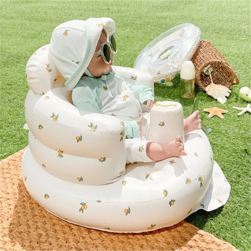 การเรียนรู้ของลูกน้อยเก้าอี้ Multifunctional Inflatable โซฟาเด็กการฝึกอบรมที่นั่งการเรียนรู้นั่ง Artifact Dropshipping