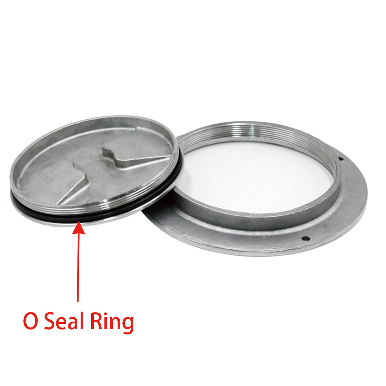 Placa de inspeção de deck de barco, 3/4/5/6 polegadas, aço inoxidável 316, tampa redonda de escotilha de acesso para iate marinho