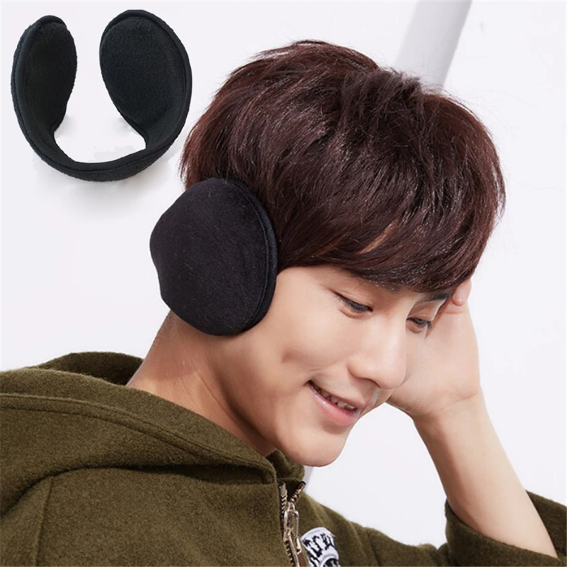 Warm Thicken กํามะหยี่ Earmuffs ฤดูหนาวกลางแจ้งขี่จักรยานขนแกะกระต่ายขนสัตว์ผู้ชายผู้หญิงขี่จักรยานฝาครอบหู Protector Plush Soft Muffs หู