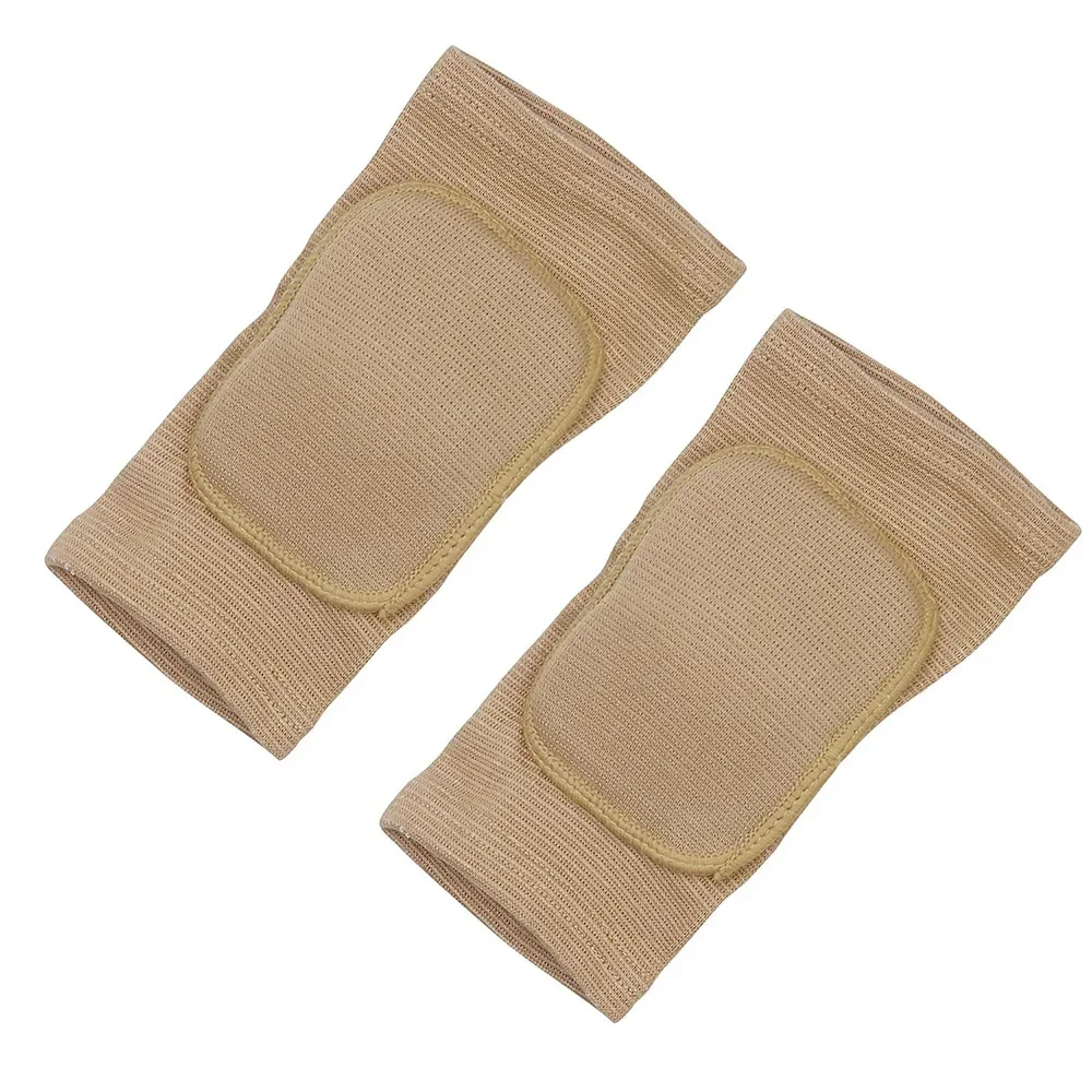 Sports Compression Knee Pads Elastic Knee Protector Thickened Sponge Support for Dancing Roller Volleyball Training Knees Brace