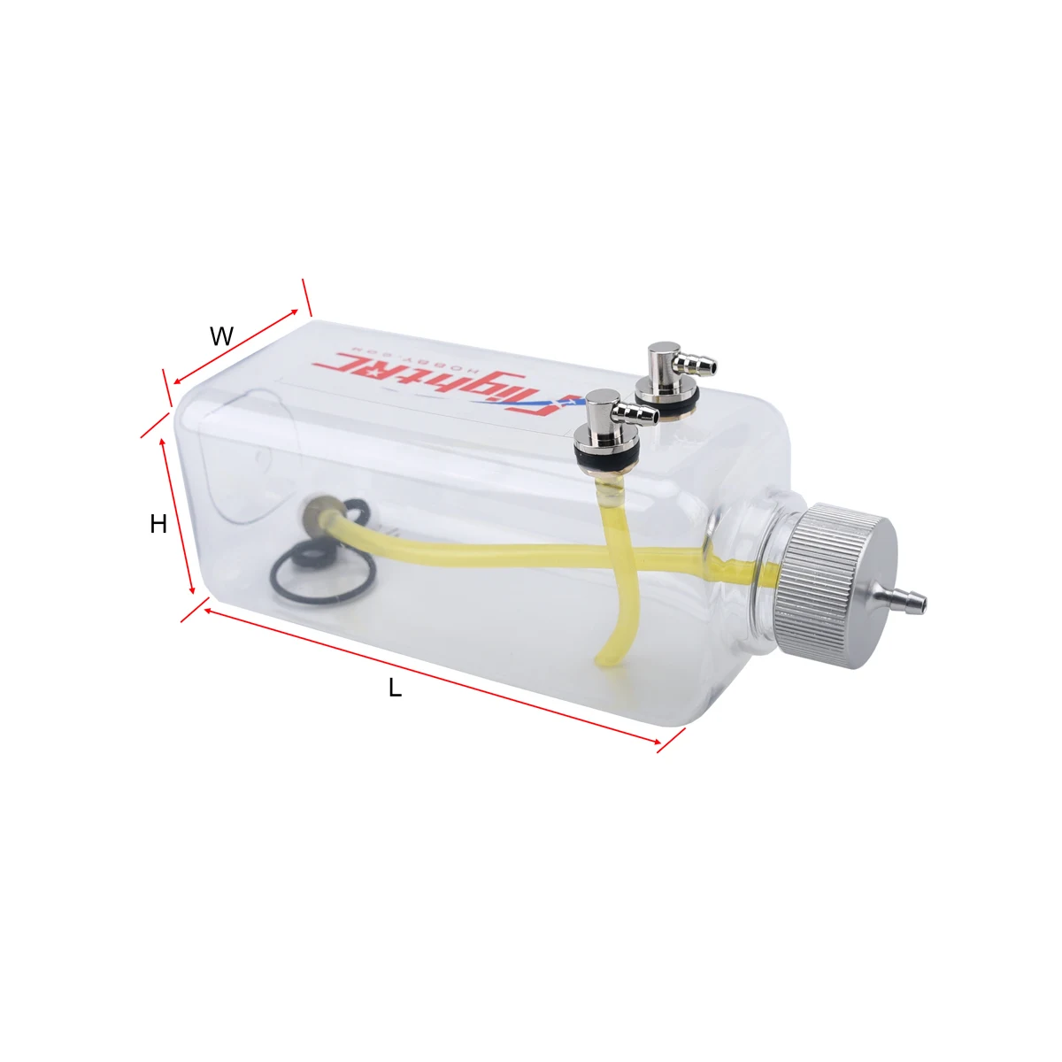 RC Топливный бак Прозрачная пластиковая бутылка 260/360/500/700/1000/1500 ML/CC Алюминиевый сплав с ЧПУ для модели самолета с газом и нитро
