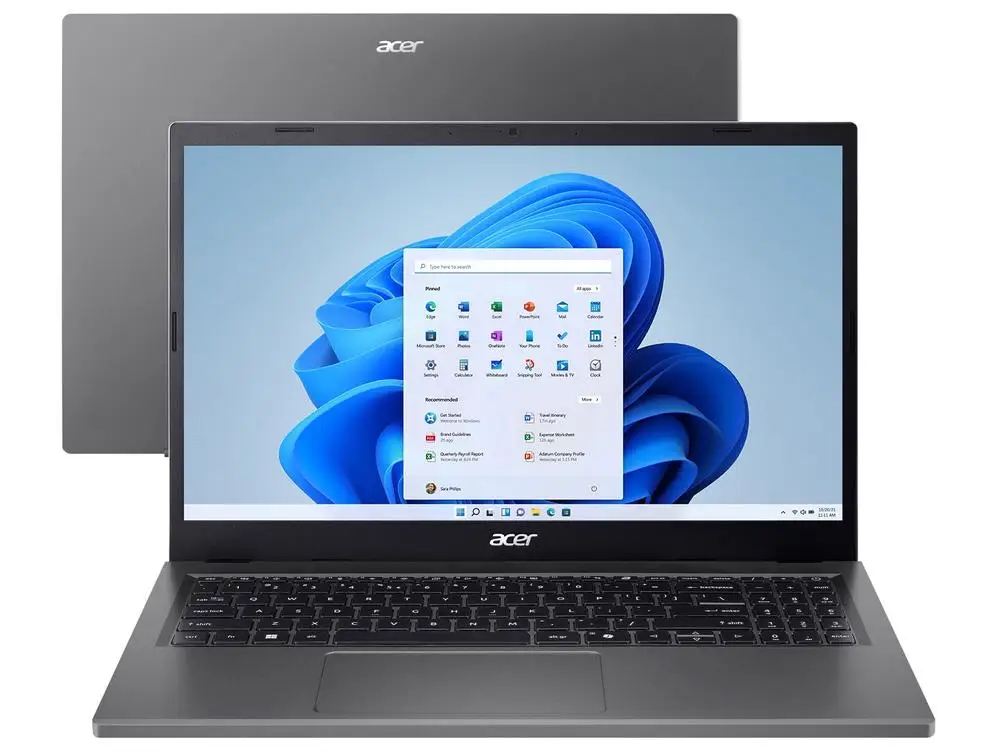 Notebook Acer Aspire Go 15 AG15-71P-52TD Intel Core i5 16GB RAM 512GB SSD 15,6" Full HD Windows 11 NX.JF6AL.005