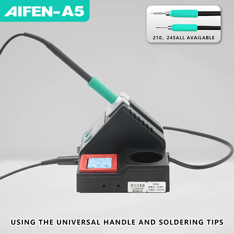 AIFEN A5 การประสาน สถานีเข้ากันได้กับ JBC การประสาน เคล็ดลับเหล็ก C210/C245/C115 จับตะกั่ว-ฟรีเชื่อมอิเล็กทรอนิกส์ Rework Station