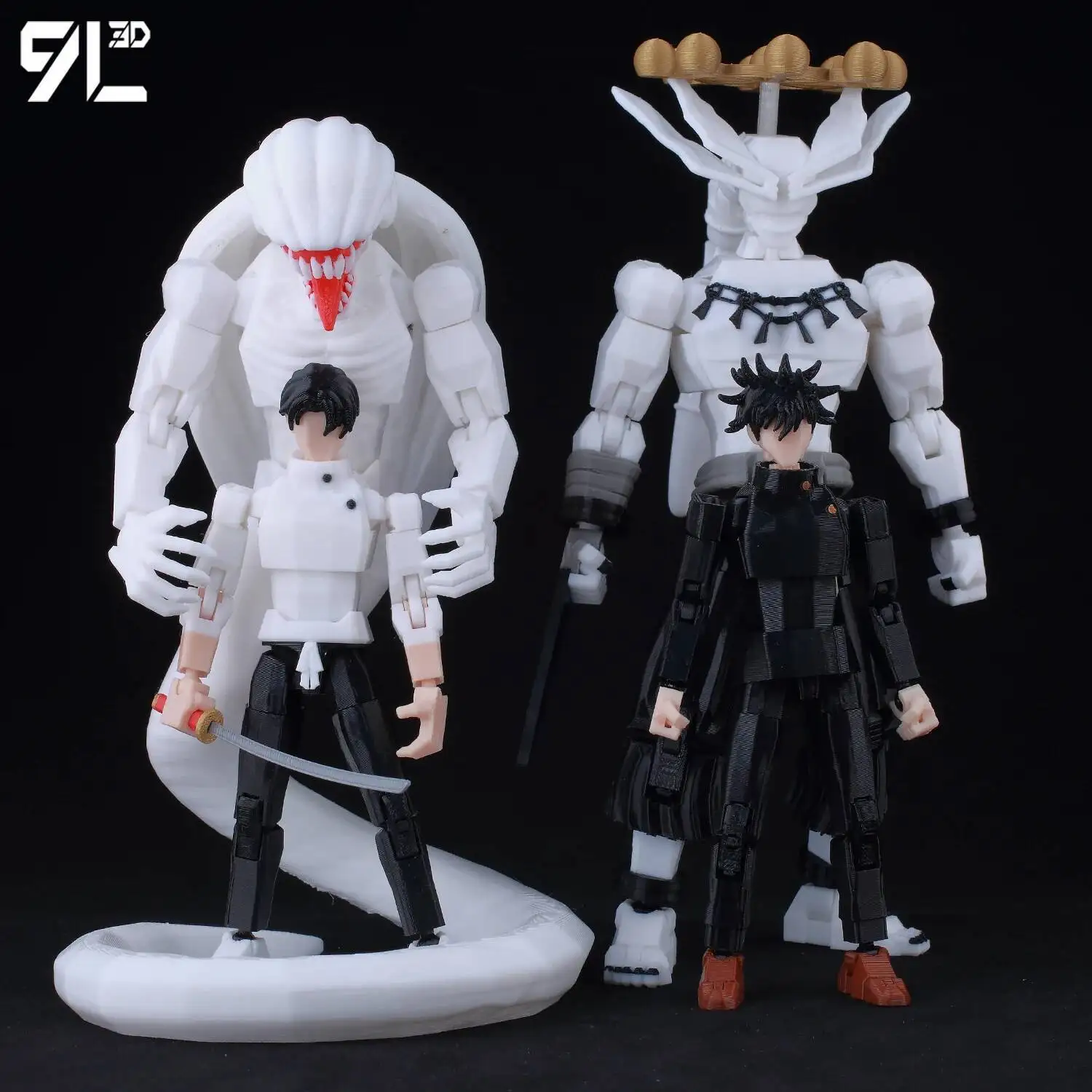 9L3D Печатный Lucky Dummy 13 Jujutsu Kaisen Gojo Satoru Toji Yuji Sukuna Аниме Фигурки Манекен Yuuta Rika Модель T13 Игрушки