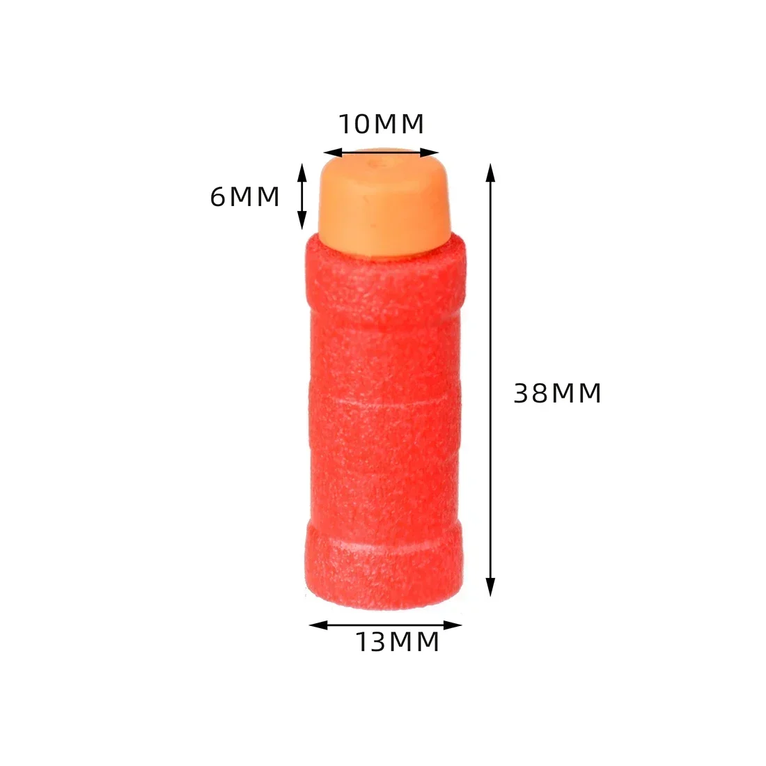 ลูกดอก3วงแหวนรูปไม้ไผ่200ชิ้นสำหรับ Emitter Soft bullet Gun อุปกรณ์เสริมปืนโฟมกระสุนของเล่นกลางแจ้งสำหรับเด็ก