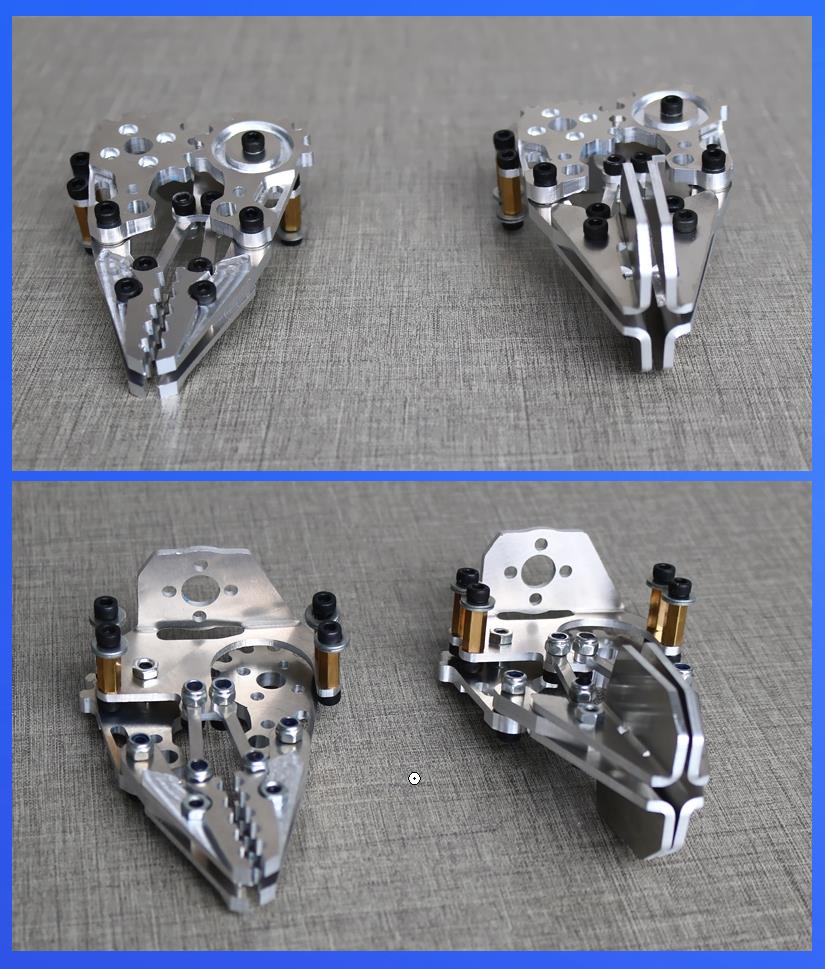 Garra manipuladora pinça, braço robótico para Arduino, kit DIY, robô de dupla face com garra mecânica MG996, suporte de metal