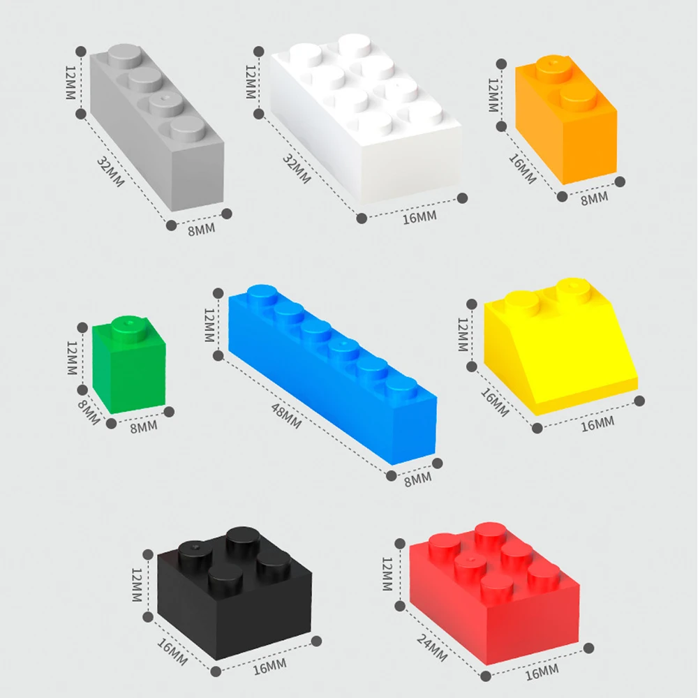 120/240PCS Building Blocks Lot Pack City Classic Bricks Sorted By Color Bricks Block Plate Creative Toy Compatible with Legoeds