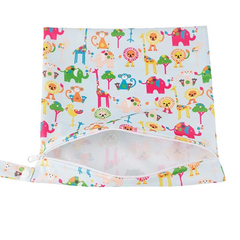 28*30 センチメートル防水ウェットバッグ洗える再利用可能な旅行ビーチプールベビーカーおむつ汚れた体操服ウェット水着トイレタリー