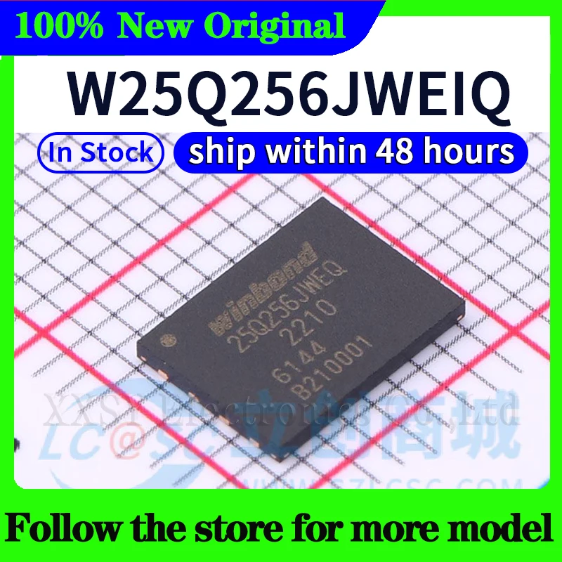 W25Q256JVEIQ W25Q256JVFIQ W25Q256JWEIQ W25Q256JWPIQ W25Q256JWFIQ W25Q256JVFAM W25Q256JWPIM W25Q256FVEIG En stock 48 horas de envío