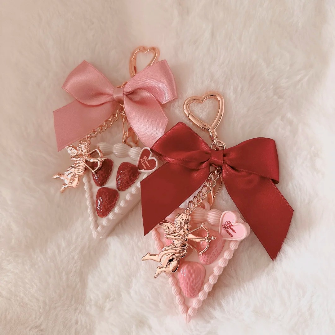 Flower Knows Solid Parfüm Erdbeer-Amoride, 3 g, veganer, langlebiger Duftbalsam-Anhänger, Reisegröße, süßes Geschenk für Frauen