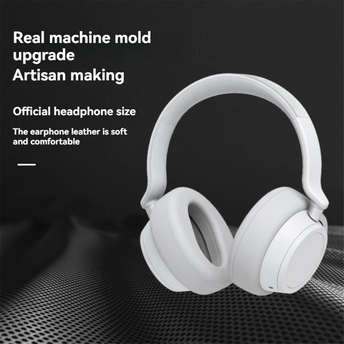 BABQ Copri auricolari Cuffie antirumore per cuffie Microsoft Surface 1 e 2 generazione Copri spugna di ricambio per cuffie Grigio