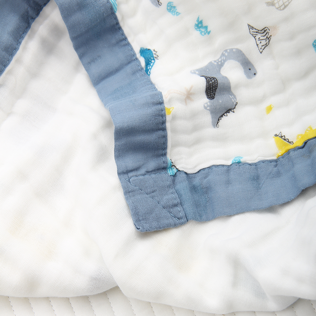 Babydecke aus Baumwolle, 6-lagig, Cartoon-Stil, reine Baumwolle, für Neugeborene, Jungen und Mädchen, Bettwäsche, Decke