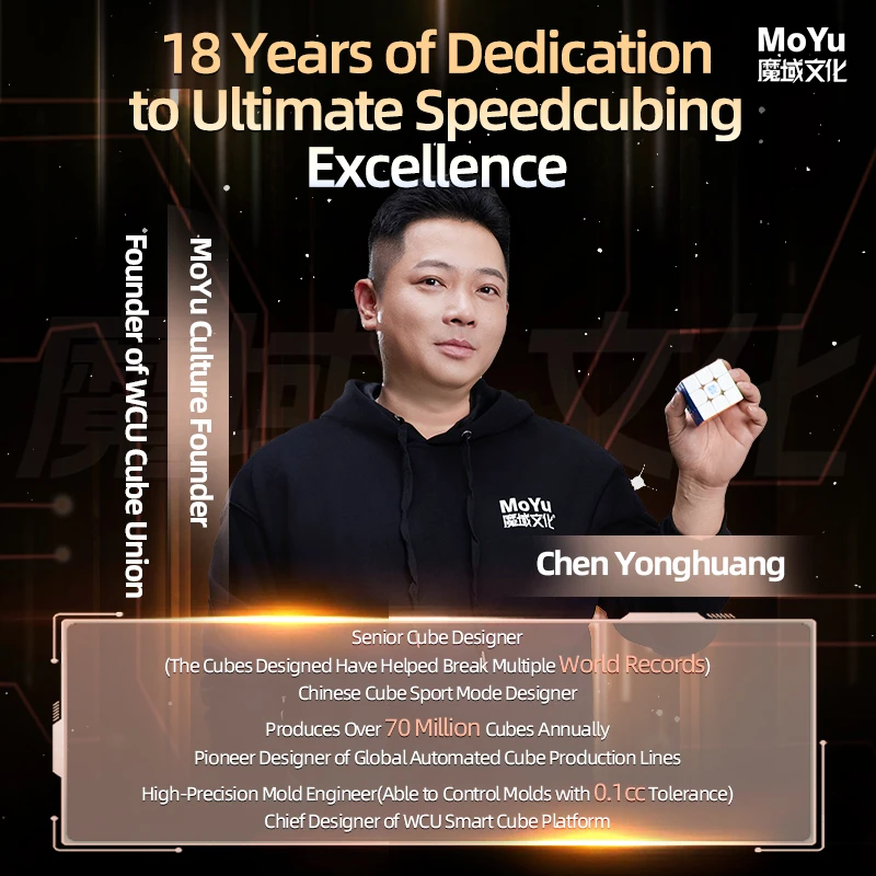 Moyu Weilong V11 18-летие издание 3X3 Магнитный магический куб Weilong WRM V11 20M Maglev Ball-Core UV Cubo Magico Puzzle