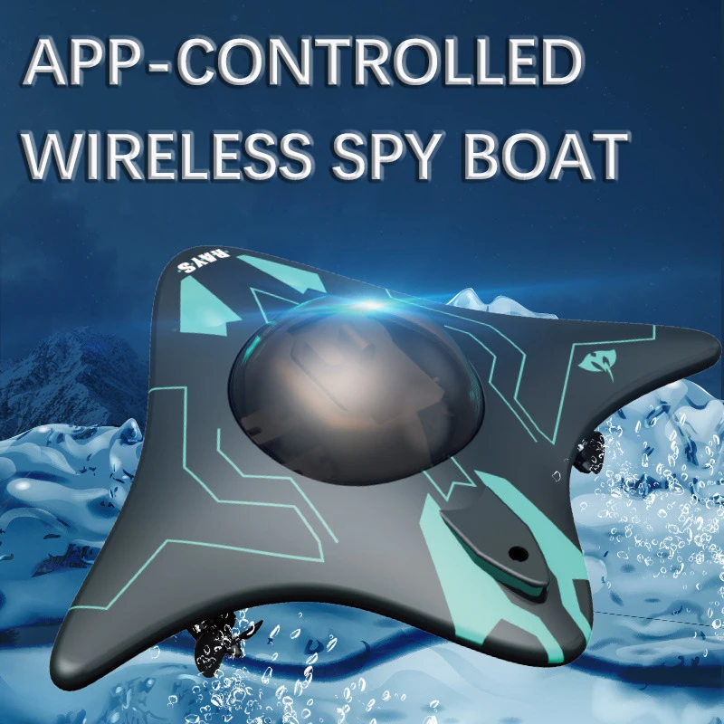 RC เรือเรือดําน้ําพร้อมกล้องใต้น้ํา 6CH รีโมทคอนโทรล Wifi FPV รีโมทคอนโทรลเรือวิทยุควบคุมของเล่นสําหรับ Boyts เด็กของขวัญ