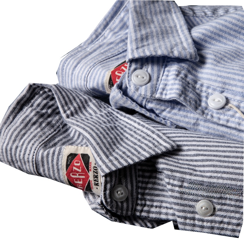 Camisa Oxford De Manga Larga Algodón Puro Japonés Retro Casual Para Hombres Y Mujeres Estilo Japonés Directo Al Consumidor