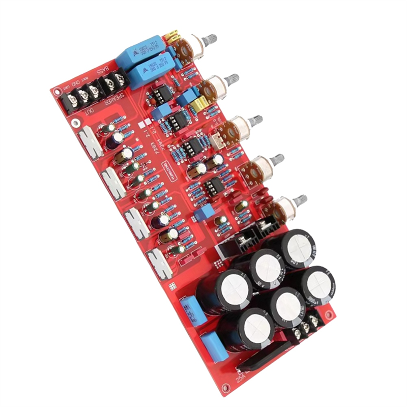 AT41 TDA7294 2,1-канальный Hi-Fi аудиоусилитель плата 2X80 Вт + 160 Вт усилитель мощности сабвуфера 50-150 Гц двойной 18-26 В AMP