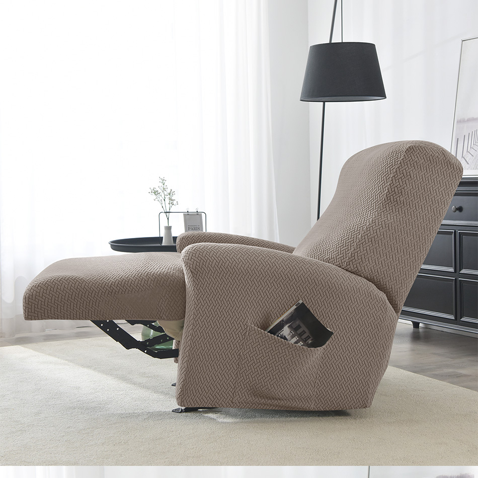 1 zits Jacquard Fauteuil Bankhoezen Elastische Fauteuil Cover Antislip Spandex Stretch Fauteuil Stoelen Kussenovertrekken Woonkamer