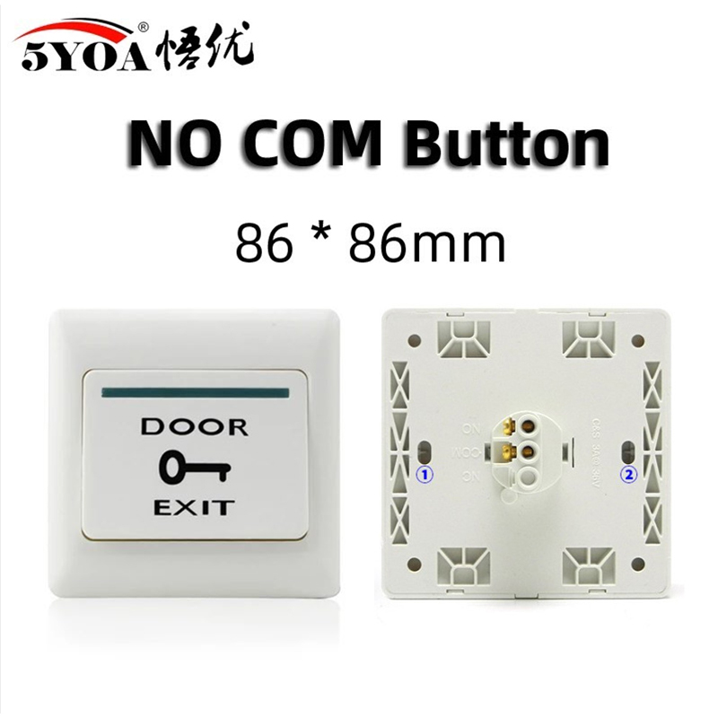Botón de acceso, interruptor de salida de puerta, liberador sin contacto, abridor de puerta, sistema de Control de acceso de puerta, entrada táctil abierta